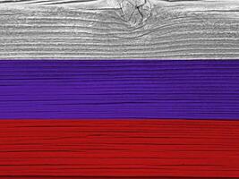 Rusia bandera con textura foto