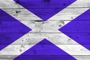 Scotland flag with texture photo