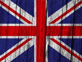 Great britain flag with texture photo