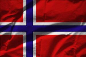 Norway flag with texture photo