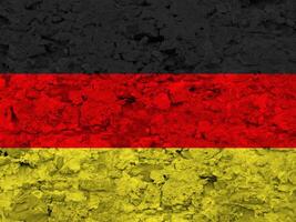 Germany flag with texture photo