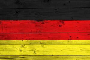 Germany flag with texture photo