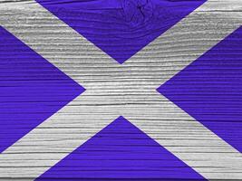 Scotland flag with texture photo