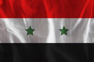 Syria flag with texture photo