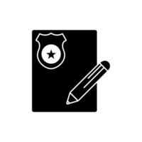 warrant concept line icon. Simple element illustration. warrant concept outline symbol design. vector