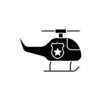 helicopter concept line icon. Simple element illustration. helicopter concept outline symbol design. vector