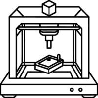 Hand draw technology sketch icon doodle set design for coloring book. Technology icon coloring pages vector