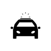 police car concept line icon. Simple element illustration. police car concept outline symbol design. vector