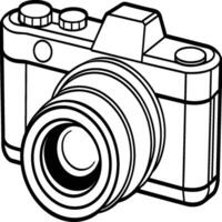 Hand draw technology sketch icon doodle set design for coloring book. Technology icon coloring pages vector