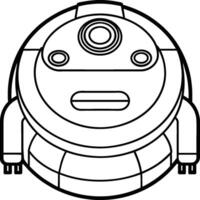 Hand draw technology sketch icon doodle set design for coloring book. Technology icon coloring pages vector