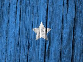 somalí bandera con textura foto