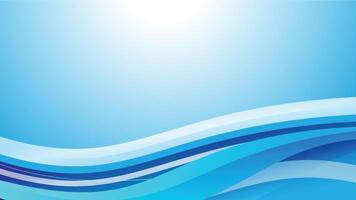 Abstract blue light and gradient background vector