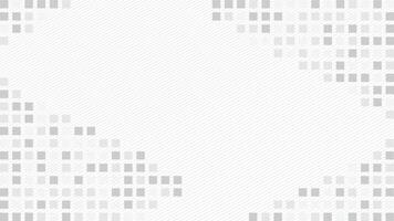 Abstract grey and white square pixel background vector