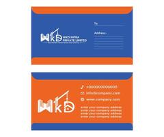 Elegant Blue Envelope Design for Invitations and Special Occasion vector