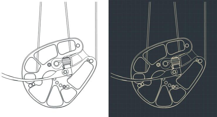 Compound bow cam blueprint