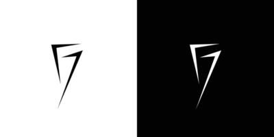 Modern and sophisticated G logo design vector