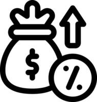this icon or logo inflation icon or other where everything related to inflation like graphics and others or design application software vector