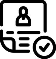 esta icono o logo contratación proceso icono o otro dónde todo relacionado a contratación proceso me gusta psikotest prueba y otros o diseño solicitud software vector