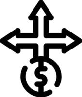 this icon or logo investment icon or other where everything related to investment like strategy and others or design application software vector