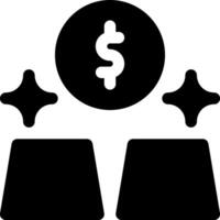 this icon or logo investment icon or other where everything related to investment like strategy and others or design application software vector