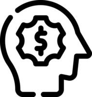 this icon or logo investment icon or other where everything related to investment like strategy and others or design application software vector