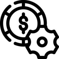 this icon or logo investment icon or other where everything related to investment like strategy and others or design application software vector