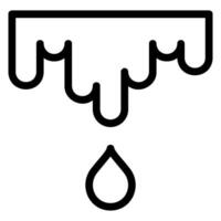 melting line icon vector