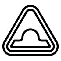 hump line icon vector