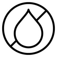 no water line icon vector