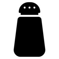 salt shaker glyph icon vector