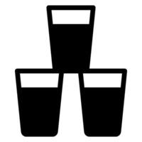 shots glyph icon vector