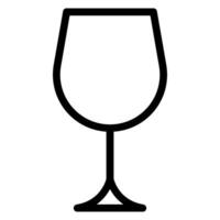 glass line icon vector