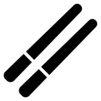 chopstick glyph icon vector