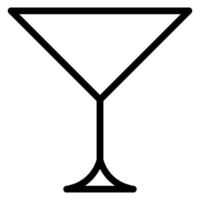 cocktail line icon vector