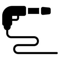 machine glyph icon vector