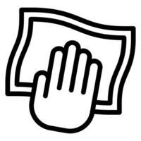dry line icon vector