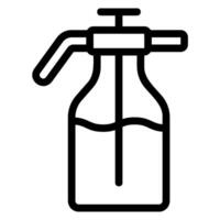 soap dispenser line icon vector