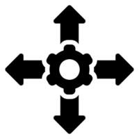 flexibility glyph icon vector