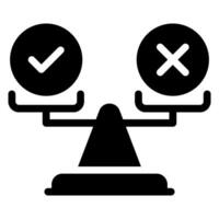 ethical glyph icon vector