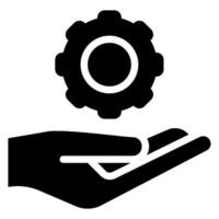 responsibility glyph icon vector