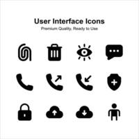 Take a look at this visually perfect pack of user interface icons vector