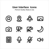 Creatively crafted pack of user interface icons in editable style, ready to use in websites and mobile apps vector