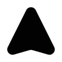 Navigation Cursor icon design in solid style vector