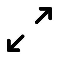 Maximize icon design isolated on white background vector