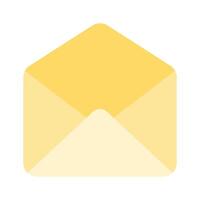 Electronic mail icon design, communication vector