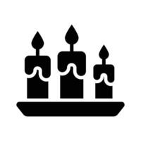 Have a look at this amazing icon of candles, beautiful of burning candles vector