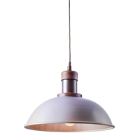 minimalistisk tak hängande lampa, främre elevation isolerat på bakgrund png