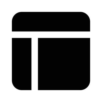 User interface icon design, header icon vector