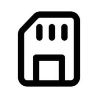Data storage icon design in modern style vector