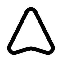 Navigation Cursor icon design in solid style vector